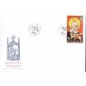 Sverige 2003. Den Hellige Birgitta miniark. AFA 2288,  postfrisk stemplet  hæfte FDC parstykkke