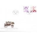 Sverige 2003. Kong Carl og Dr. Silvia. AFA 2293-4,  postfrisk stemplet  hæfte FDC parstykkke