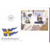 Sverige 2003. Østindien søfarer. AFA 2295-98,  postfrisk miniark stemplet  hæfte FDC parstykkke