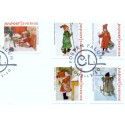 Sverige 2003. Julefrimærker. AFA 2305-09,  postfrisk  stemplet  hæfte FDC parstykkke