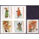 Sverige 2003. Julefrimærker. AFA 2305-09,  postfrisk  stemplet  hæfte FDC parstykkke