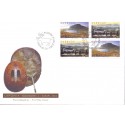 Sverige 2004. Laponia. AFA nr. 2317-18,  postfrisk sammentryk stemplet  hæfte FDC parstykkke