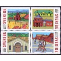 Sverige 2004. Verdensarv Falum. AFA nr. 2324-27,  postfrisk sammentryk stemplet  hæfte FDC parstykkke