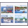 Sverige 2004. Sommer i skærgården. AFA nr. 2336-39,  postfrisk  stemplet  hæfte FDC parstykkke