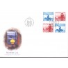 Sverige 2004. Nordisk lys. AFA nr. 2340-41, i postfrisk sammentryk stemplet  hæfte FDC parstykkke