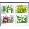 Sverige 2005. Forårsblomster. AFA nr. 2393-96, postfrisk sammentryk stemplet  hæfte FDC parstykkke