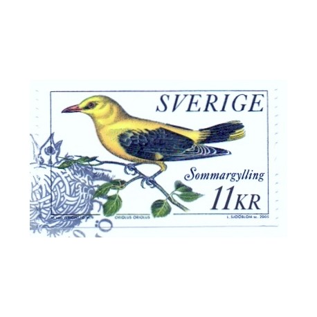Sverige 2005. Pirol. AFA nr. 2397, postfrisk  sammentryk stemplet  hæfte FDC parstykkke