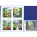 Sverige 2005. Sommermærker. AFA nr. 2400-04, postfrisk  sammentryk stemplet  hæfte FDC parstykkke