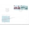 Sverige 2005. 100 året for unionen mellem Sverige og Norge  AFA nr. 2415, postfrisk  miniark stemplet FDC 