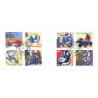 Sverige 2005. Elskede knallerter.  AFA nr. 2416-23, postfrisk sammentryk stemplet FDC 