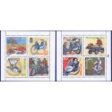 Sverige 2005. Elskede knallerter.  AFA nr. 2416-23, postfrisk sammentryk stemplet FDC 