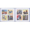 Sverige 2005. Elskede knallerter.  AFA nr. 2416-23, postfrisk sammentryk stemplet FDC 