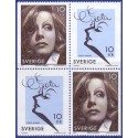 Sverige 2005. Greta Garbo. AFA nr. 2424-25 postfrisk sammentryk FDC