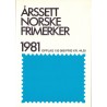 Norge Year set / Årsmappe 1981