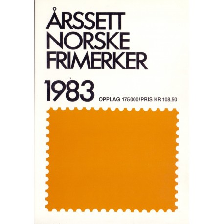 Norge Year set / Årsmappe 1983