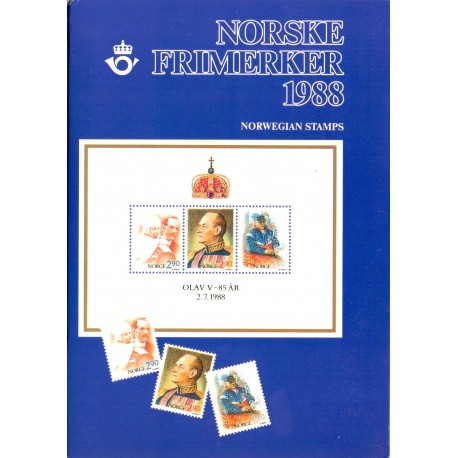 Norge Year set / Årsmappe 1988