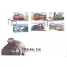 Sverige 2006. Tog. AFA nr. 2441-46, postfrisk  sammentryk stemplet  hæfte FDC parstykkke