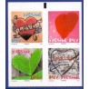Sverige 2006. Valentinsdag. AFA nr. 2447-50, postfrisk   sammentryk stemplet  hæfte FDC parstykkke