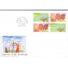 Sverige 2006. Europamærker / CEPT. AFA nr. 2459-60, i postfrisk sammentryk stemplet  hæfte FDC parstykkke