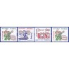 Sverige 2006. Komponister. AFA nr. 2473-75, postfrisk parstykker sammentryk stemplet  hæfte FDC parstykkke