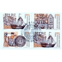 Sverige 2006. Hansestæderne. AFA nr. 2477-79, postfrisk sammentryk stemplet  hæfte FDC parstykkke
