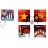 Sverige 2006. Julefrimærker. AFA nr. 2488-92, postfrisk sammentryk stemplet  hæfte FDC parstykkke