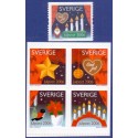 Sverige 2006. Julefrimærker. AFA nr. 2488-92, postfrisk sammentryk stemplet  hæfte FDC parstykkke