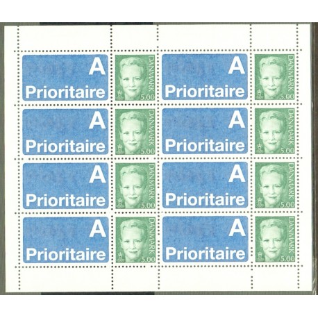 2002. Småark AFA nr. 5a postfrisk, stemplet