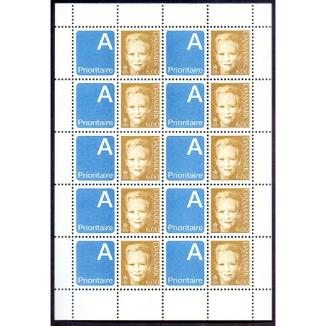 2004. Småark AFA nr. 15A postfrisk, stemplet