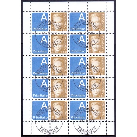 2004. Småark AFA nr. 15A postfrisk, stemplet