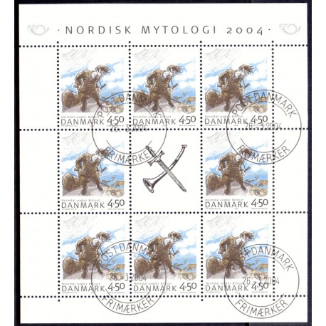 2004. Småark AFA nr. 16 postfrisk, stemplet