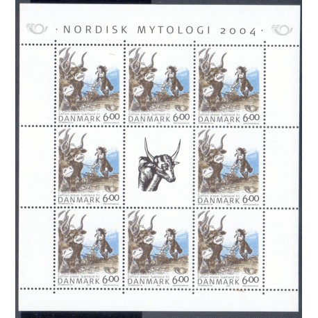 2004. Småark AFA nr. 17 postfrisk, stemplet