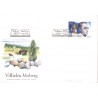 Sverige 1998. Vilhelm Moberg. AFA nr. 1998 postfrisk stemplet  hæfte FDC parstykkke