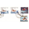Sverige 2007. Redning til havs. AFA nr. 2505-07B, postfrisk sammentryk stemplet  hæfte FDC parstykkke