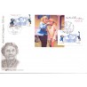 Sverige 2007. Astrid Lindgren. AFA nr. 2552, postfrisk miniark stemplet  hæfte FDC parstykkke