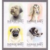 Sverige 2008. Hunde. AFA nr. 2553-56, postfrisk  stemplet  hæfte FDC parstykkke
