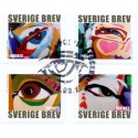 Sverige 2008. Vil se dig. AFA nr. 2565-68, postfrisk stemplet  hæfte FDC parstykkke