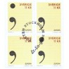 Sverige 2008. Europamærker / CEPT. AFA nr. 2573-74, postfrisk sammentryk stemplet  hæfte FDC parstykkke