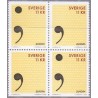 Sverige 2008. Europamærker / CEPT. AFA nr. 2573-74, postfrisk sammentryk stemplet  hæfte FDC parstykkke