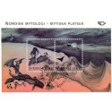 Sverige 2008. Nordisk Mytologi III. AFA nr. 2577, postfrisk miniark stemplet  hæfte FDC parstykkke
