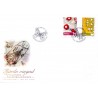 Sverige 2008. Sommerfugle. AFA nr. 2588-89, postfrisk stemplet  hæfte FDC parstykkke