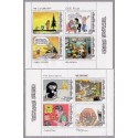 Sverige 2008. Tegneserier. AFA nr. 2590-97, postfrisk stemplet  hæfte FDC parstykkke