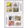 Sverige 2008. Tegneserier. AFA nr. 2590-97, postfrisk stemplet  hæfte FDC parstykkke