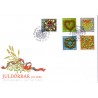 Sverige 2008. Julefrimærker. AFA nr. 2605-09, postfrisk stemplet  hæfte FDC parstykkke