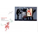 Sverige 2008. Nobeldiplom. AFA nr. 2615, postfrisk miniark stemplet  hæfte FDC parstykkke