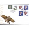 Sverige 2009. Fugle. AFA nr. 2640-43, postfrisk stemplet  hæfte FDC parstykkke