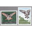 Sverige 2009. Fugle. AFA nr. 2640-43, postfrisk stemplet  hæfte FDC parstykkke