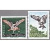 Sverige 2009. Fugle. AFA nr. 2640-43, postfrisk stemplet  hæfte FDC parstykkke