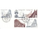 Sverige 2009. Svenske højdepunkter. AFA nr. 2652-55, postfrisk stemplet  hæfte FDC parstykkke