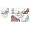 Sverige 2009. Svenske højdepunkter. AFA nr. 2652-55, postfrisk stemplet  hæfte FDC parstykkke